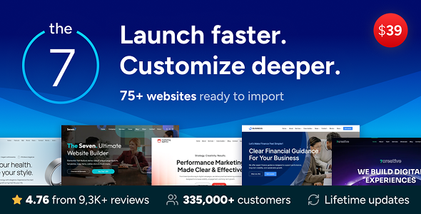 The7 — Ultimate WordPress & WooCommerce Theme - Business Corporate