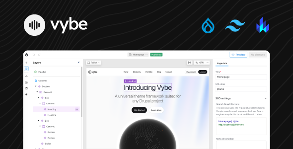 Vybe - Multipurpose Drupal Theme - Creative Drupal