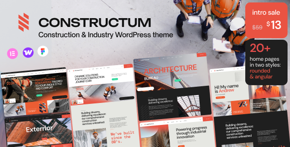 Constructum | Construction & Industry WordPress theme - Business Corporate