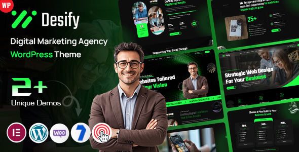 Desify - Digital Agency WordPress Theme - Creative WordPress