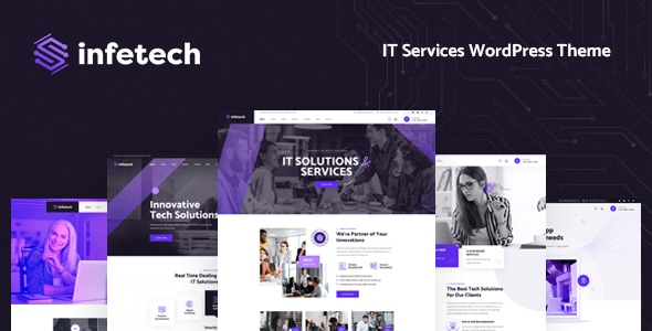 Infetech - IT Services WordPress Theme - Software Technology