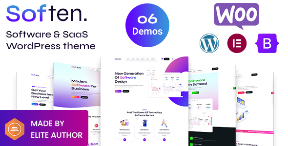 Soften - Software & SaaS WordPress Theme - Software Technology