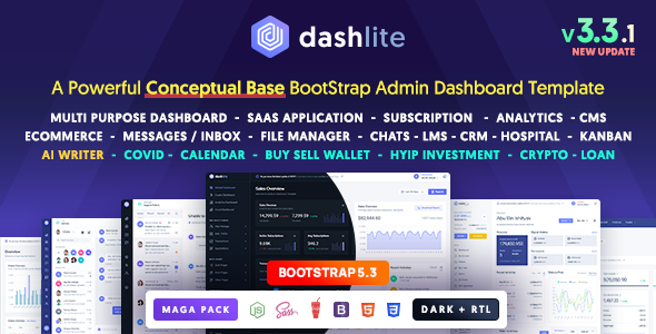 DashLite - Bootstrap Responsive Admin Dashboard Template - Admin Templates Site Templates