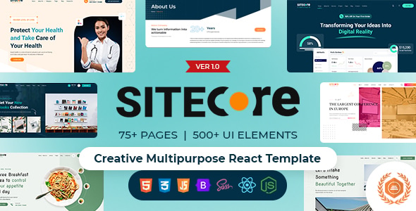 Sitecore - Creative Multipurpose React Template - Creative Site Templates
