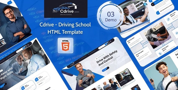 Cdrive - Driving School HTML Template - Business Corporate