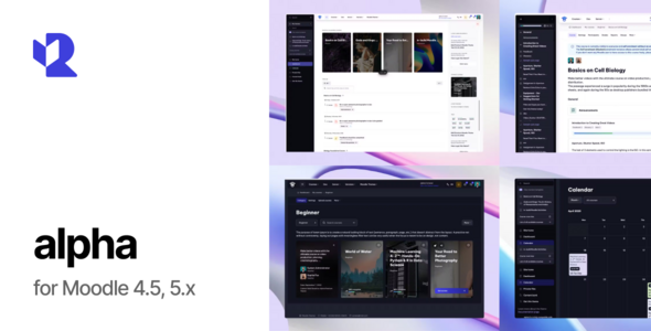 Alpha | Responsive Premium Theme for Moodle - Moodle CMS Themes