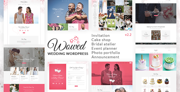 WoWedding - Wedding Oriented WordPress Theme - Wedding WordPress