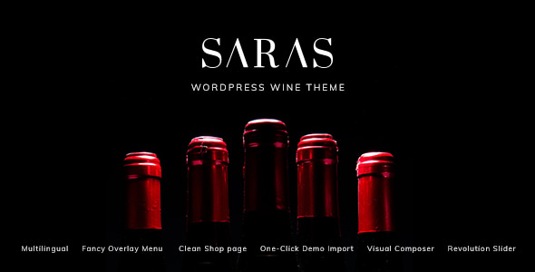 Saras - Wine WordPress Theme - Food Retail