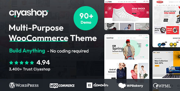 CiyaShop - Multipurpose WooCommerce Theme - WooCommerce eCommerce