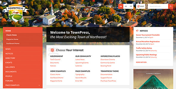 TownPress - Municipality & Town Government WordPress Theme - Nonprofit WordPress