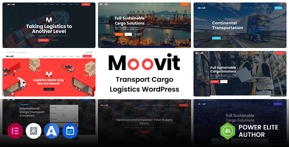 Moovit Transportation Logistics | WordPress Theme - Business Corporate