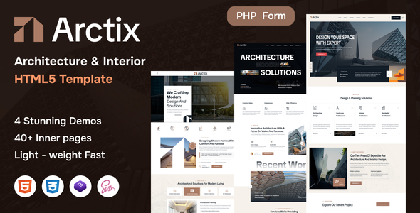 Arctix - Architecture & Interior Design HTML Template