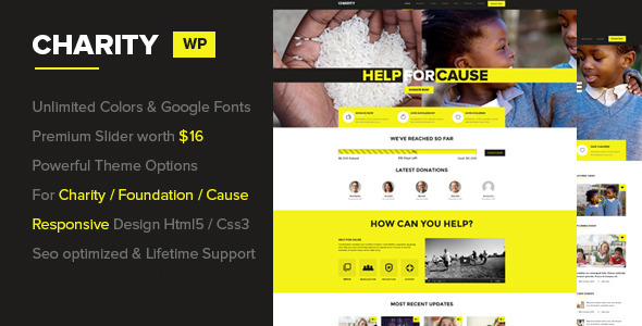 Charity WordPress Theme - Nonprofit WordPress
