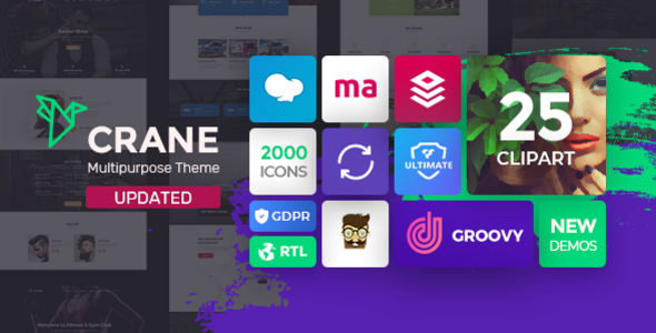 Crane - Responsive Multipurpose WordPress Theme - Business Corporate
