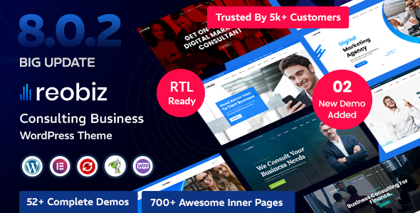Reobiz - Consulting Business WordPress Theme - Business Corporate
