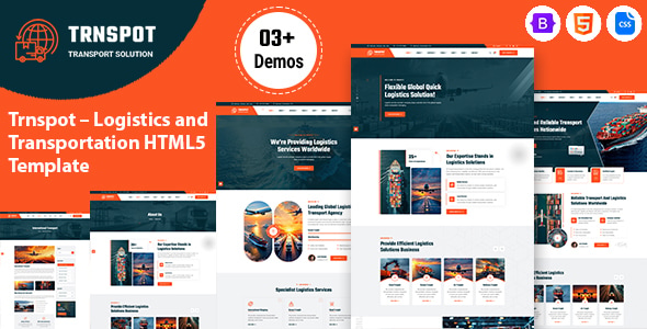 Trnspot - Logistics and Transportation HTML5 Template