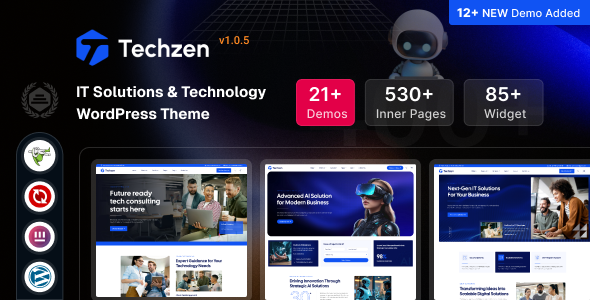 Techzen – IT Solutions & Technology WordPress Theme - Technology WordPress