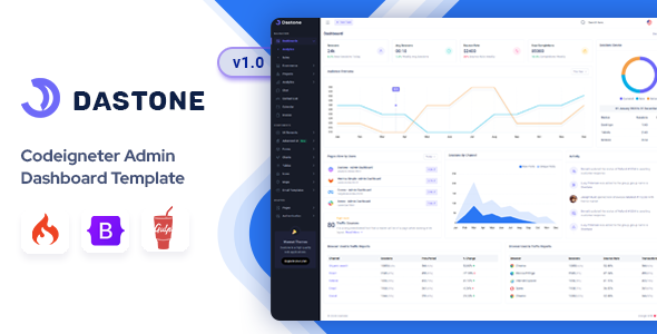 Dastone - CodeIgniter Admin & Dashboard Template - Admin Templates Site Templates