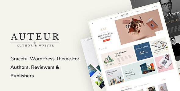 Auteur – WordPress Theme for Authors and Publishers - WooCommerce eCommerce