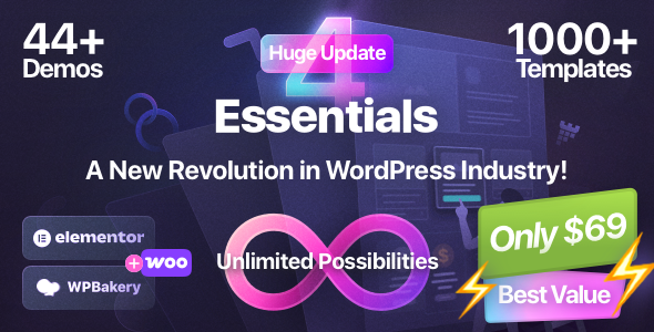 Essentials | Multipurpose WordPress Theme - Business Corporate