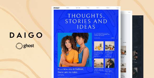 Daigo - Magazine Ghost Blog Theme - Ghost Themes Blogging