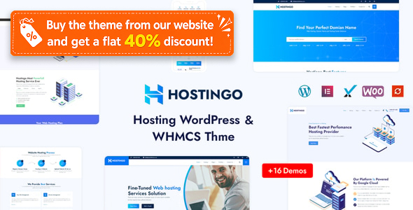 Hostingo - Hosting WordPress & WHMCS Theme - Hosting Technology