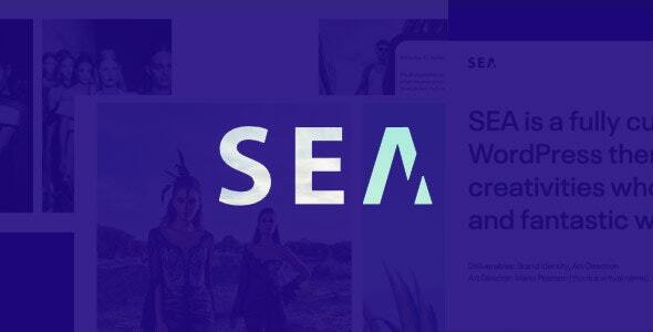 Creative SEA WordPress Theme - Portfolio Creative