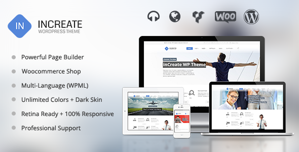 inCreate - Responsive MultiPurpose WordPress Theme - Corporate WordPress