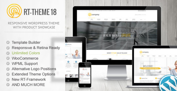 RT-Theme 18 Responsive WordPress Theme - Business Corporate