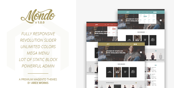Mondo responsive magento theme - Fashion Magento