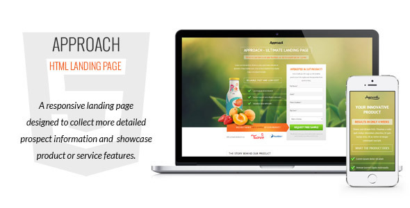 Approach - HTML Landing Page - Retail Landing Pages