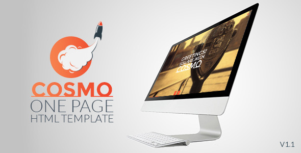 Cosmo - HTML5 One Page Template - Creative Site Templates