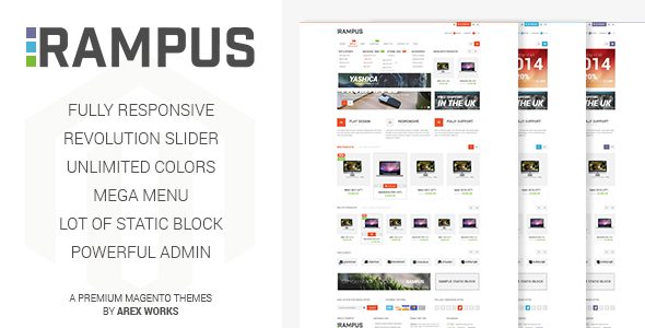 Rampus - Responsive HighTech Magento Theme - Magento eCommerce