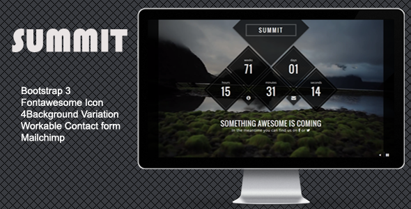 Summit - Creative Comingsoon Template - Under Construction Specialty Pages