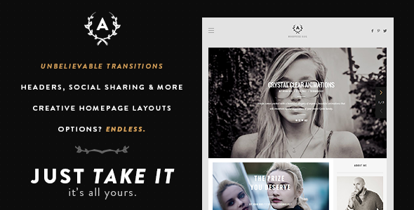 Arwyn - Creative Personal HTML Template - Creative Site Templates