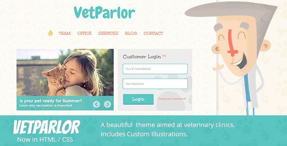 VetParlor - Responsive HTML - Business Corporate