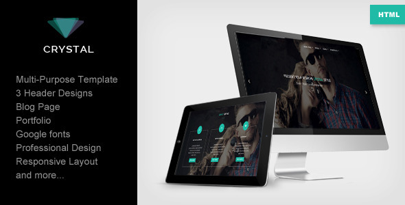 Crystal - Responsive Multipurpose Template - Creative Site Templates