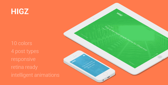 Higz — Simple Responsive Ghost Theme - Ghost Themes Blogging