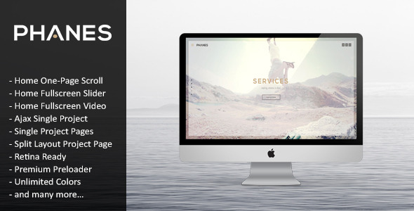 Phanes - Responsive Unique HTML5 Template - Creative Site Templates
