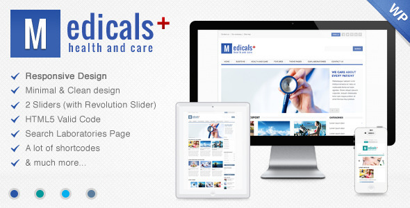 Medicals - Health & Care WordPress Theme - Health & Beauty Retail