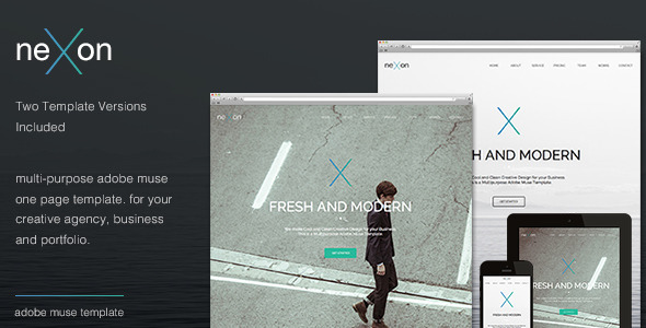 Nexon - One Page Parallax Multi-Purpose Template - Creative Muse Templates