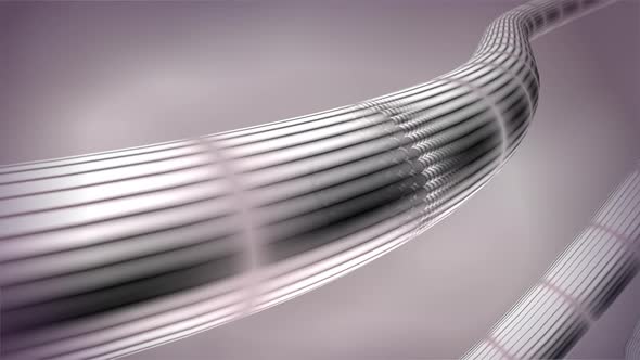 Collagen fibers and molecule structure 3d animation, Motion Graphics