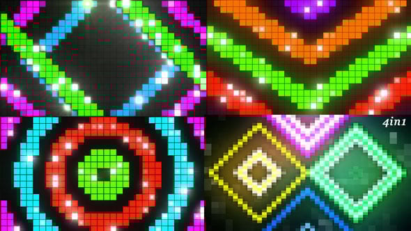 Colorful LED Screen, Motion Graphics | VideoHive