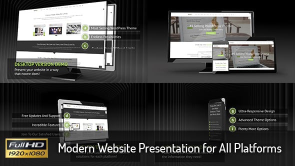 Modern Website Presentation, After Effects Project Files | VideoHive