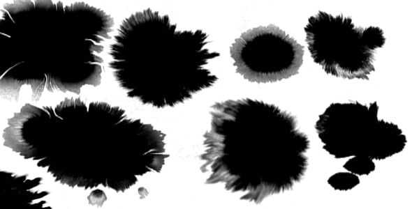 Ink Blot / Splat Series of 8, Stock Footage | VideoHive