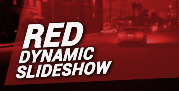 Red Dynamic Slideshow, After Effects Project Files | VideoHive
