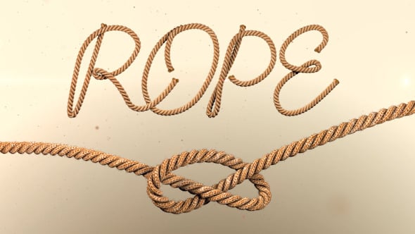 Animated Rope Text Typeface, After Effects Project Files | VideoHive