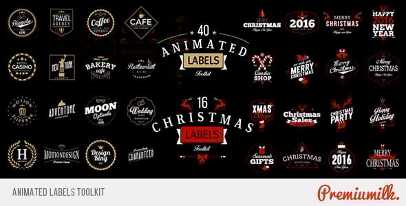 Animated Labels Toolkit, After Effects Project Files | VideoHive