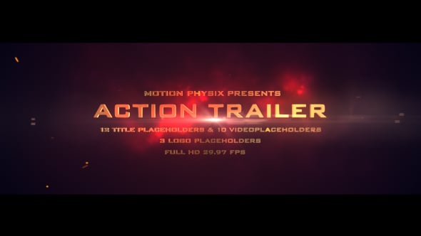 Action Trailer, After Effects Project Files | VideoHive