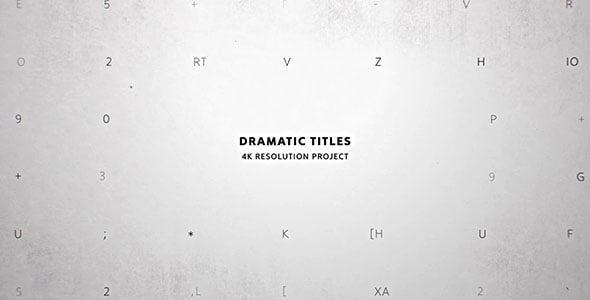 Dramatic Titles/ Movie and Film Text Intro/ True Detective/ Trailer ...
